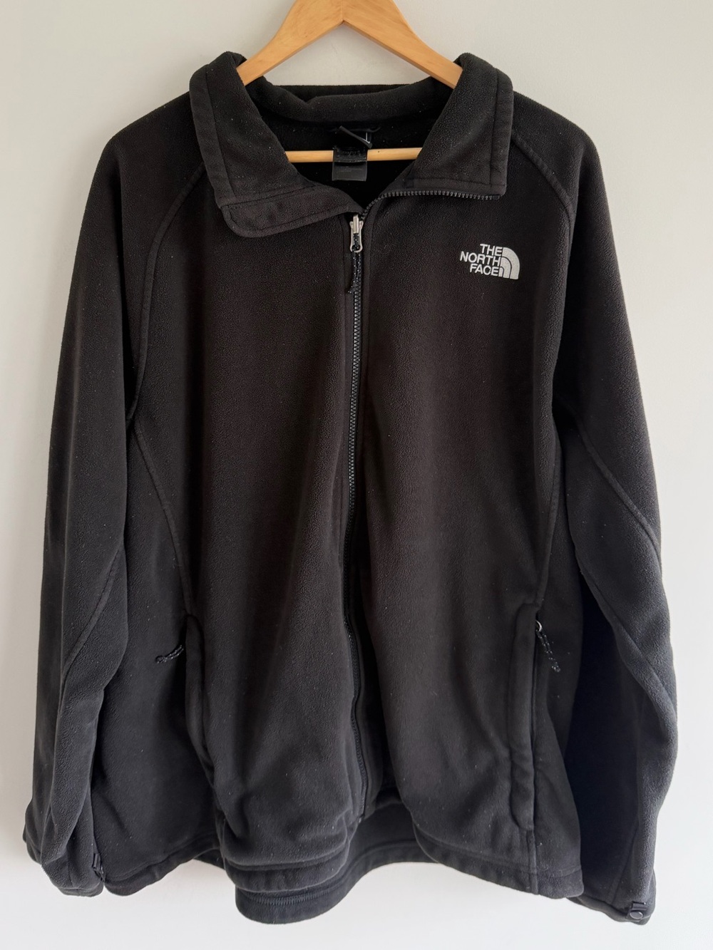 The North Face Black Full Zip Fleece Jacket Men’s XXL 2XL Outdoor